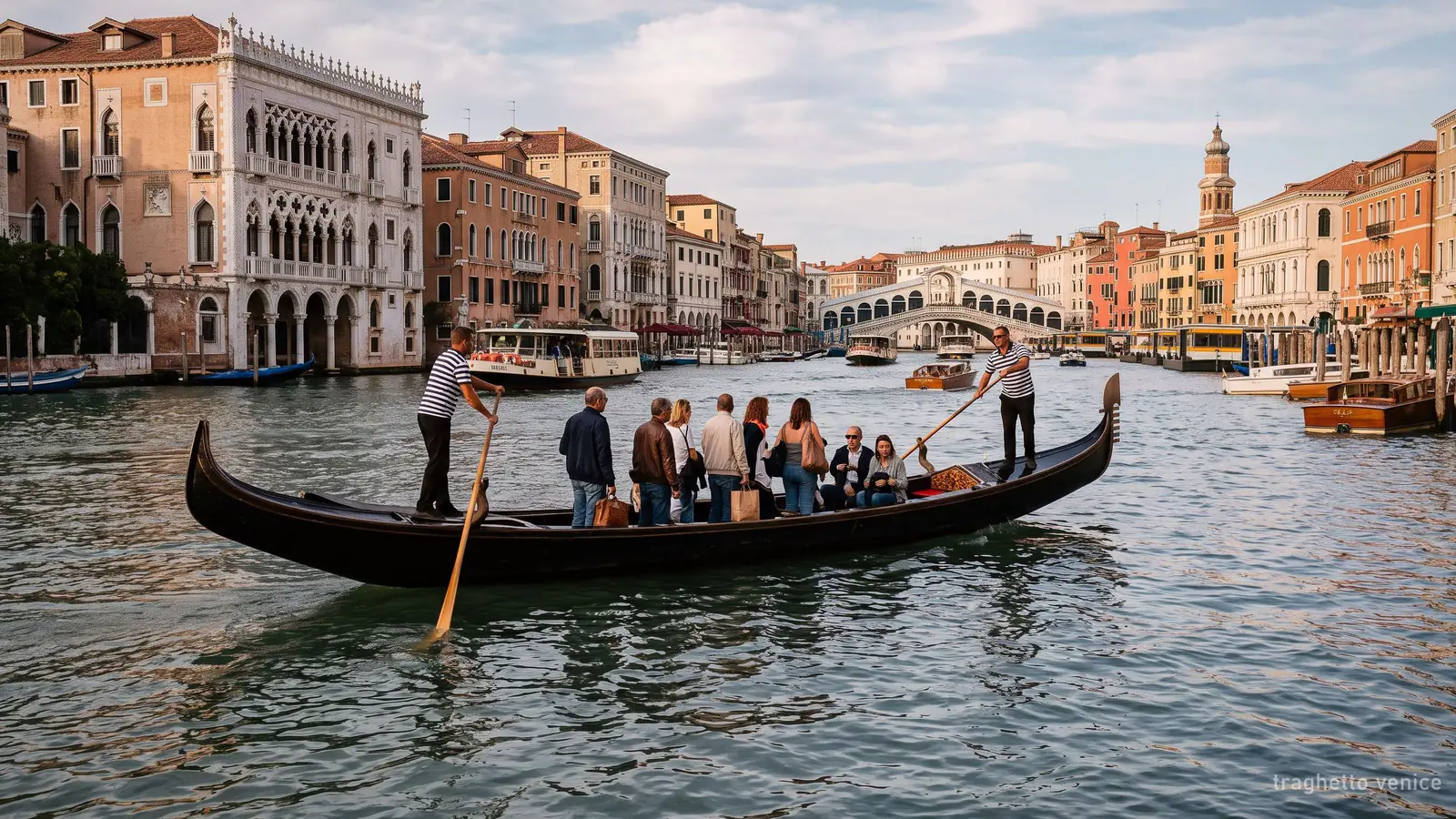 Venice Gondola, Venice: what is a traghetto? venice's €2 gondola crossing