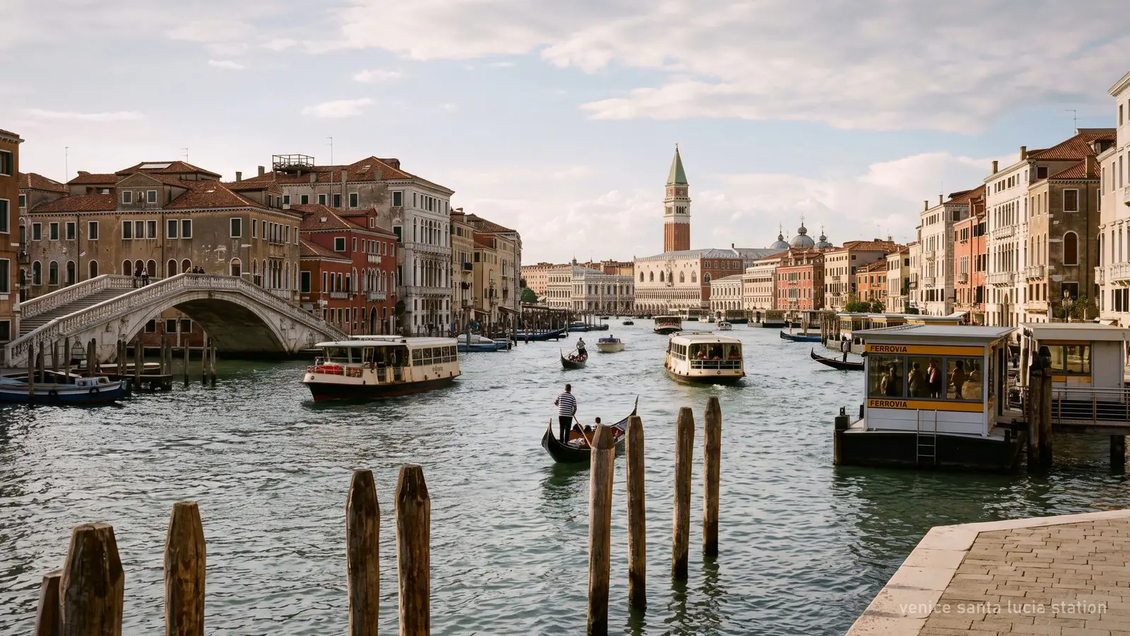 Góndola en Venecia: de la estación Santa Lucía a la plaza de San Marcos en 2026
