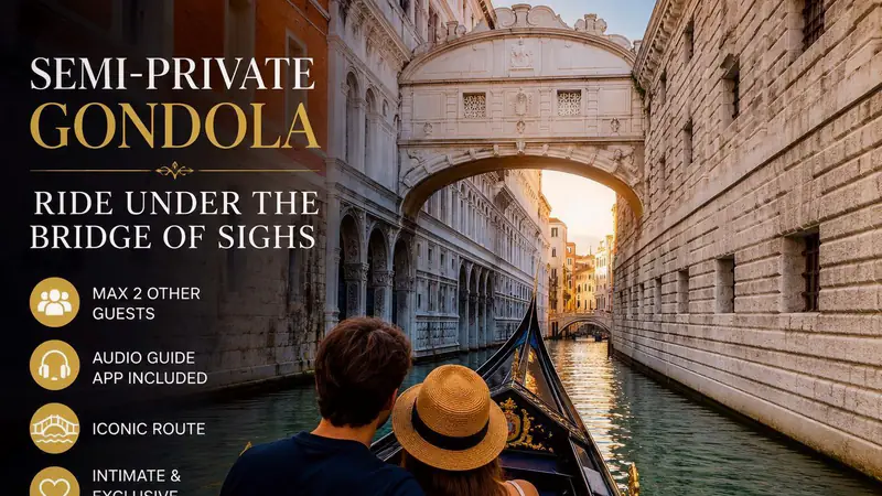 Gondola Ride Under the Bridge of Sighs: Seats from $44 — photo from the booking listing, Venice Gondola, Venice